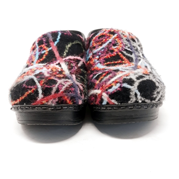 Dansko Confetti Scribble Felted Professional Clogs - Picture 5 of 14